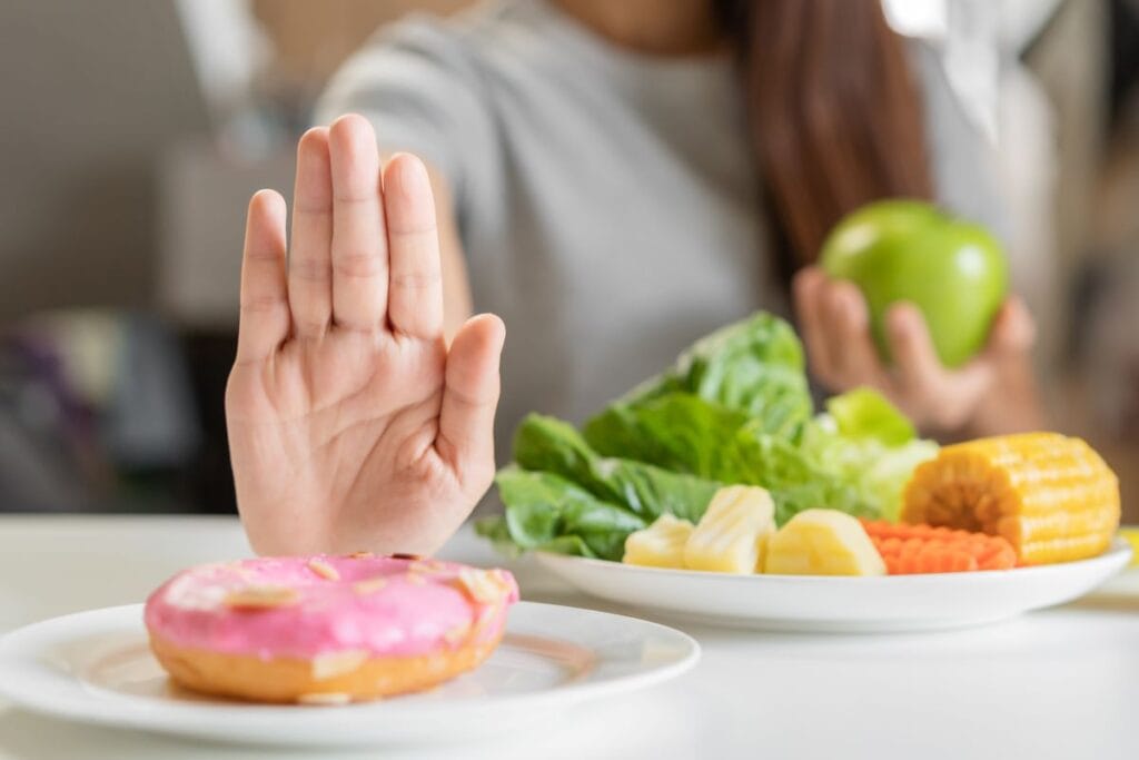 No to donuts, healthy food