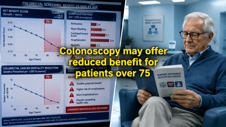Thumbnail Colonoscopy may offer reduced benefit for patients over 75