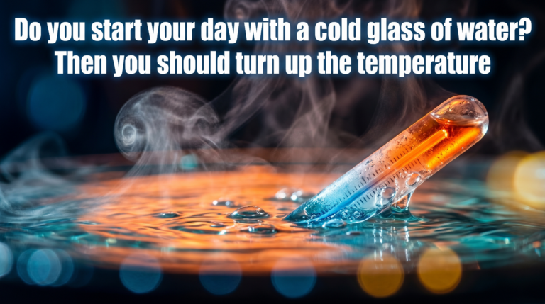 Thumbnail Do you start your day with a cold glass of water Then you should turn up the tem