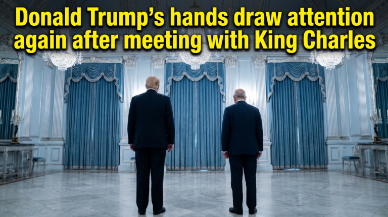 Thumbnail Donald trumos hands draw attention