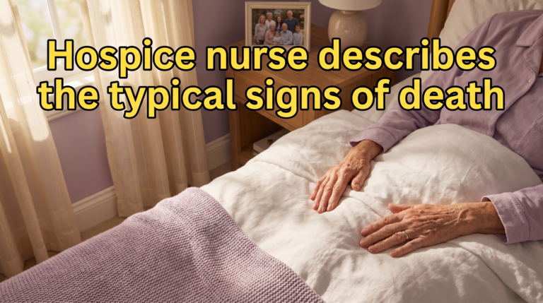 Thumbnail Hospice nurse describes the typical signs of death