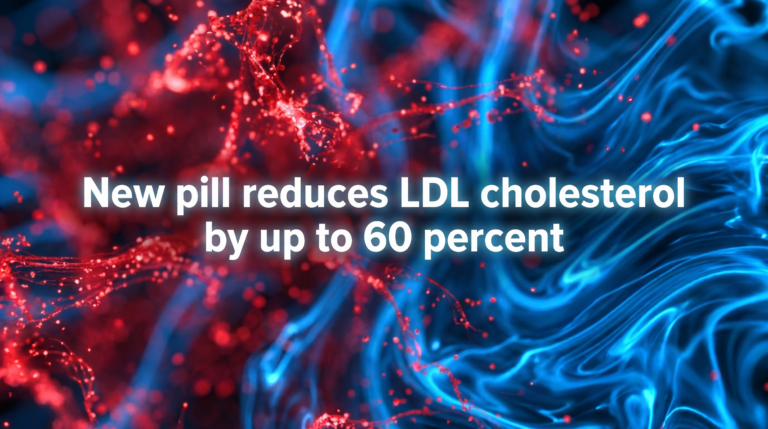 Thumbnail New pill reduces LDL cholesterol by up to 60 percent