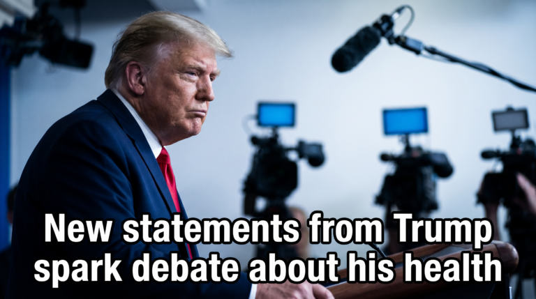 Thumbnail New statements from Trump spark debate about his health
