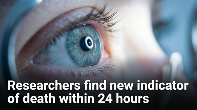 Thumbnail Researchers find new indicator of death within 24 hours