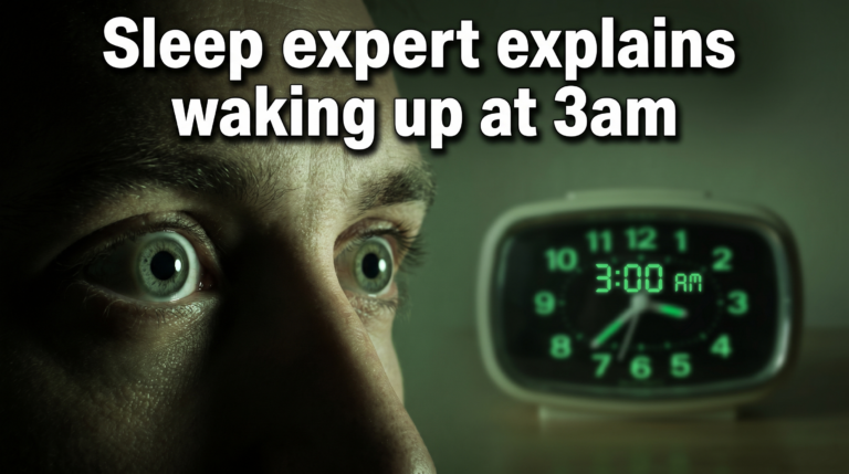 Thumbnail Sleep expert explains waking up at 3am