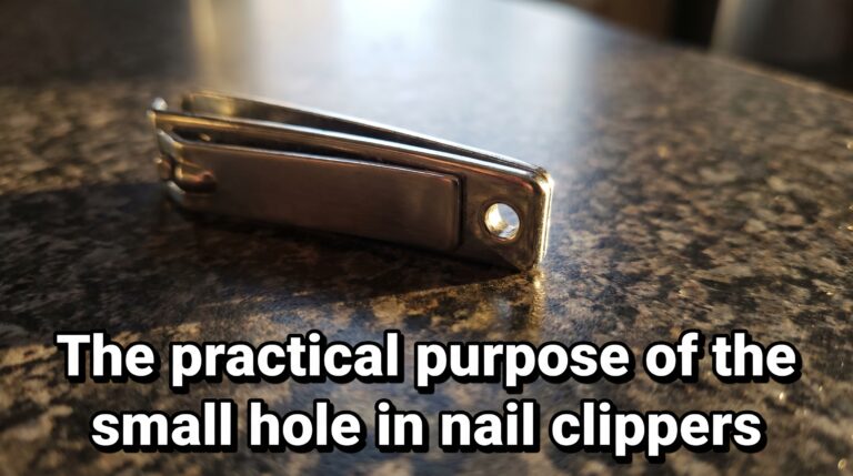 Thumbnail The practical purpose of the small hole in nail clippers