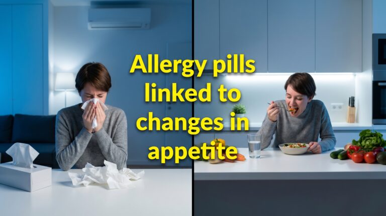 Thumbnail Allergy pills linked to changes in appetite