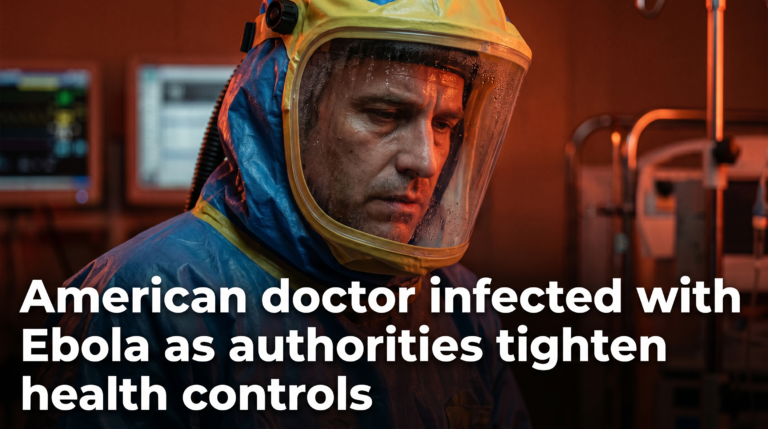 Thumbnail American doctor infected with Ebola as authorities tighten health controls