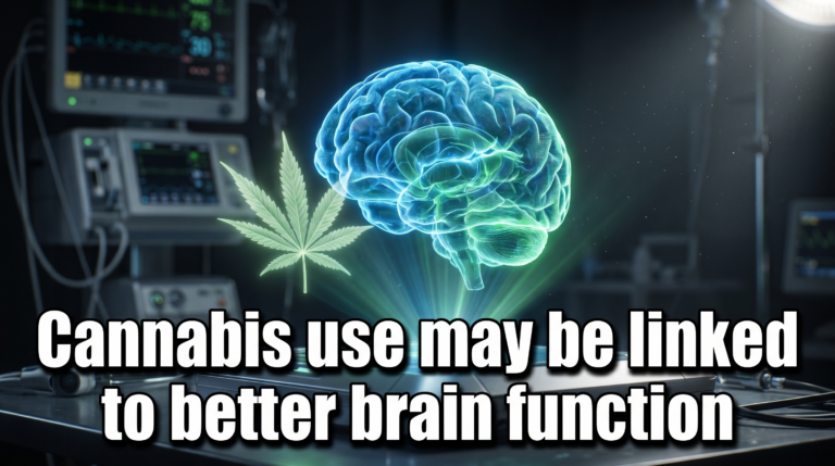 Thumbnail Cannabis use may be linked to better brain function
