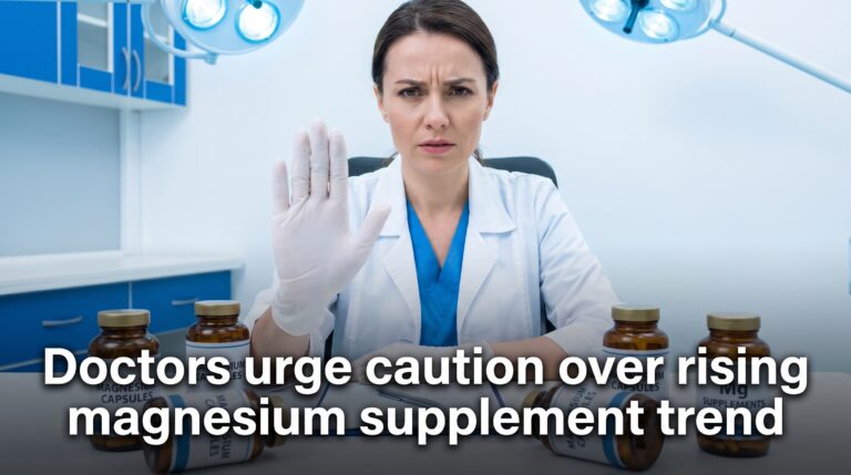 Thumbnail Doctors urge caution over rising magnesium supplement trend