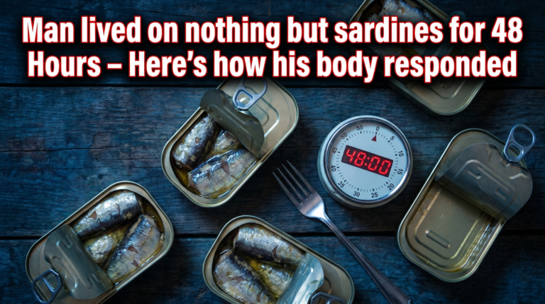 Thumbnail Man lived on nothing but sardines for 48 hours