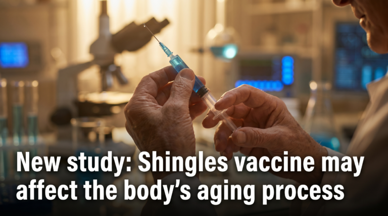 New study: Shingles vaccine may affect the body’s aging process
