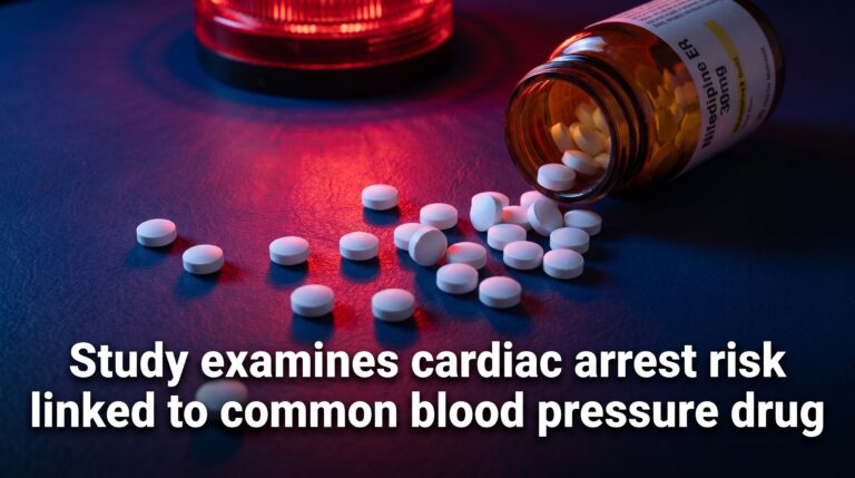 Study examines cardiac arrest risk linked to common blood pressure drug
