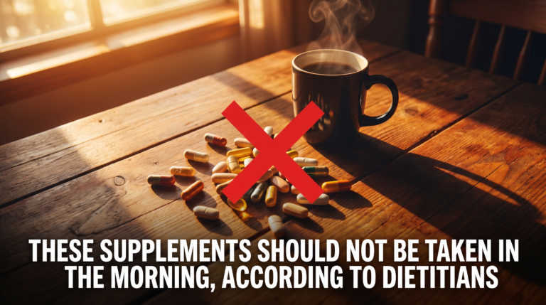 Thumbnail These supplements should not be taken in the morning, according to dietitians