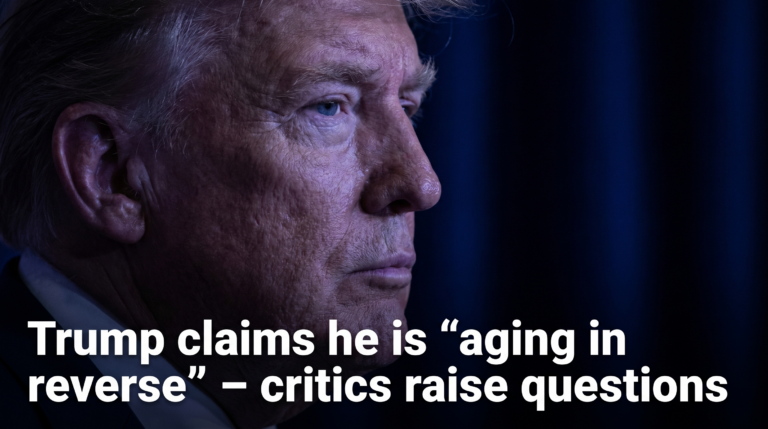 Thumbnail Trump Claims he is aging in reverse