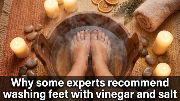 Thumbnail Why some experts recommend washing feet with vinegar and salt