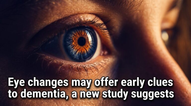 Eye changes may offer early clues to dementia, a new study suggests
