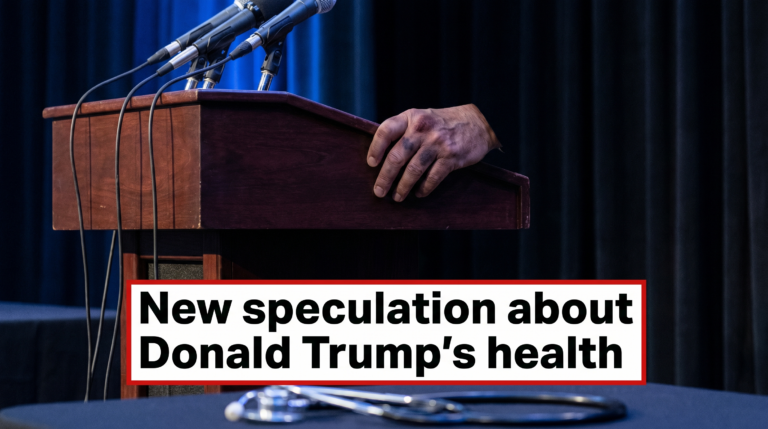New speculation about Donald Trump’s health