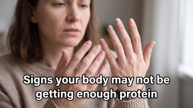 Signs your body may not be getting enough protein