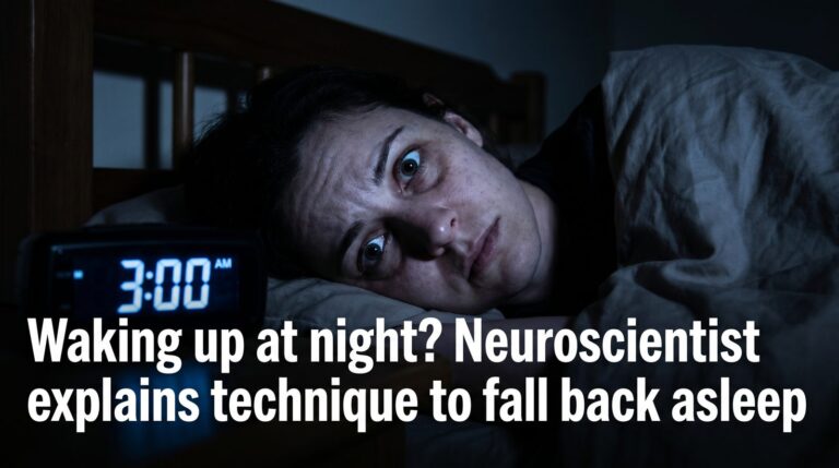 Waking up at night? Neuroscientist explains technique to fall back asleep