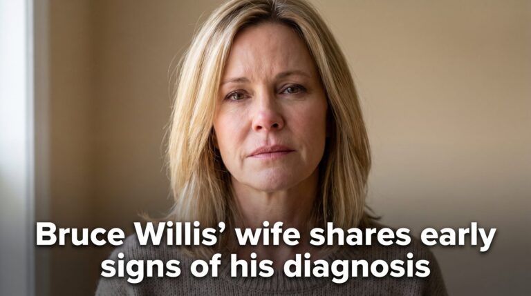 Bruce Willis’ wife shares early signs of his diagnosis