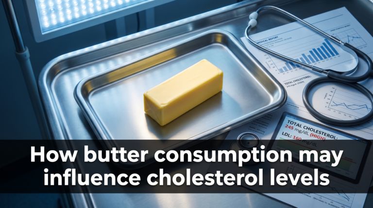 How butter consumption may influence cholesterol levels