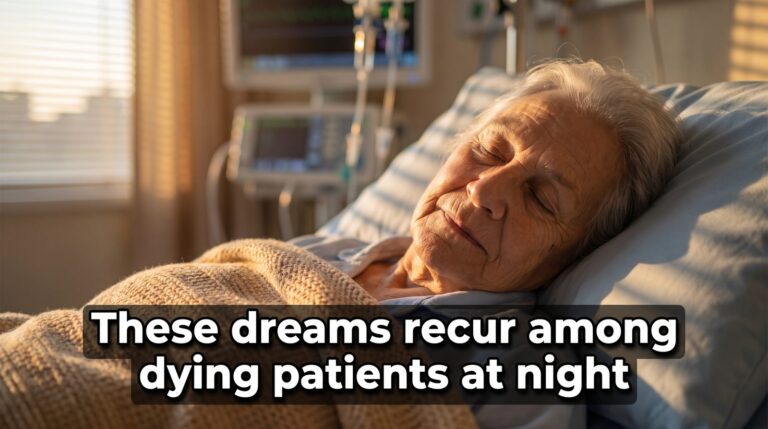 These dreams recur among dying patients at night