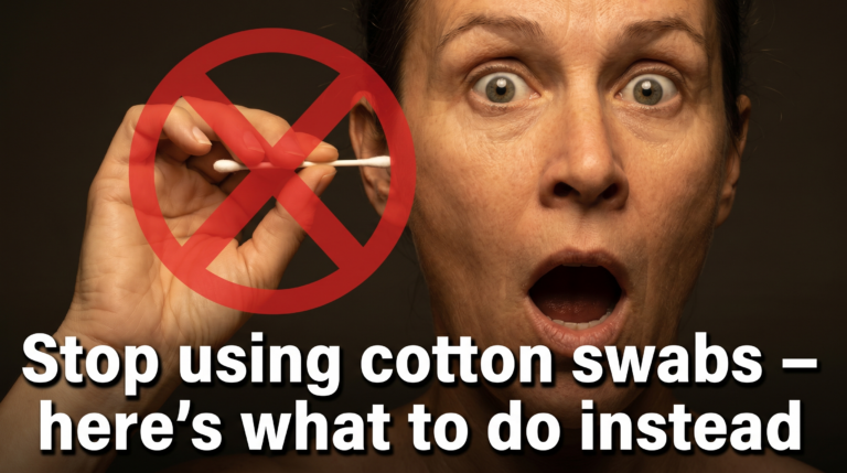 Stop using cotton swabs – here’s what to do instead