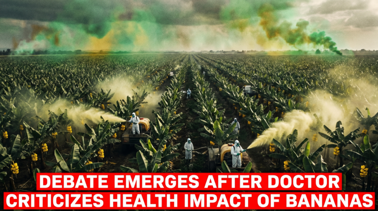 Debate emerges after doctor criticizes health impact of bananas
