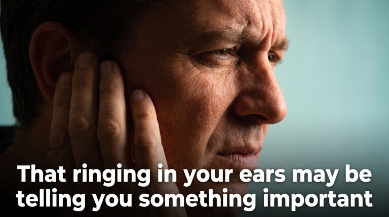 That ringing in your ears may be telling you something important