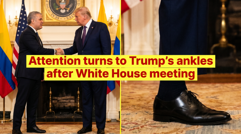 Attention turns to Trump’s ankles after White House meeting