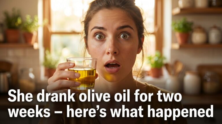 She drank olive oil for two weeks – here’s what happened