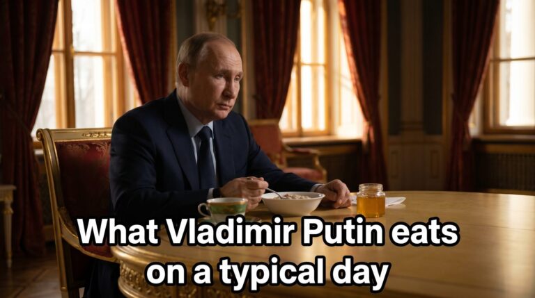 What Vladimir Putin eats on a typical day