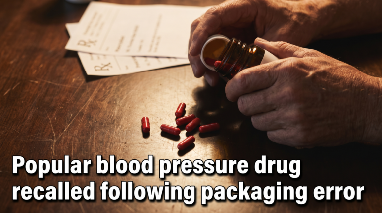 Popular blood pressure drug recalled following packaging error