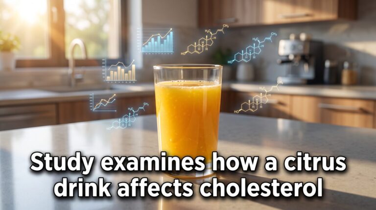 Study examines how a citrus drink affects cholesterol