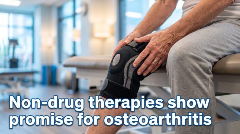 Non-drug therapies show promise for osteoarthritis