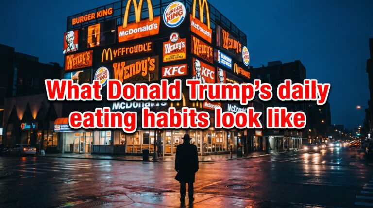 What Donald Trump’s daily eating habits look like