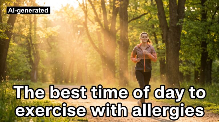 The best time of day to exercise with allergies