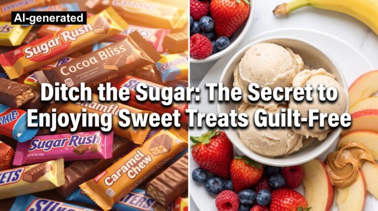 Ditch the Sugar: The Secret to Enjoying Sweet Treats Guilt-Free