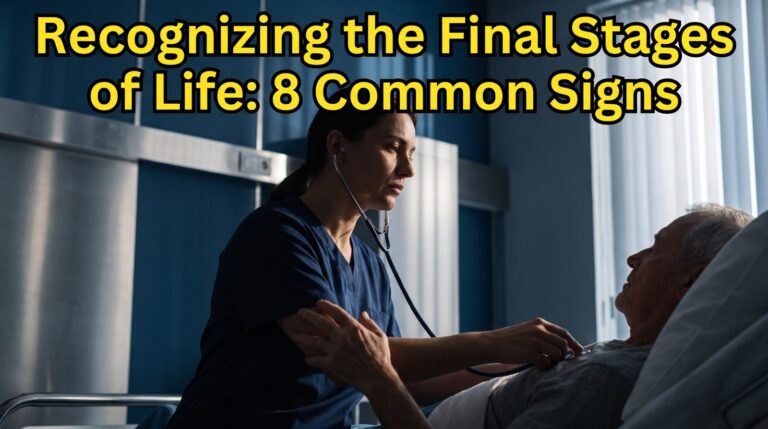 Recognizing the Final Stages of Life: 8 Common Signs