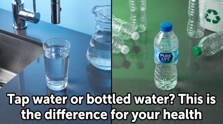 Tap water or bottled water? This is the difference for your health