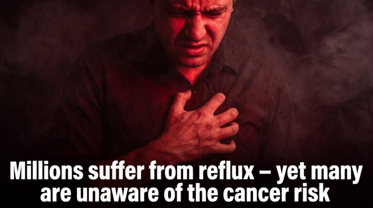 Millions suffer from reflux – yet many are unaware of the cancer risk