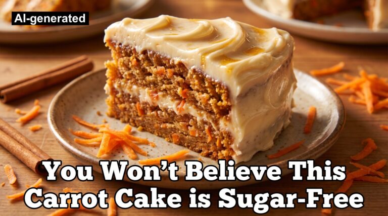 You Won’t Believe This Carrot Cake is Sugar-Free