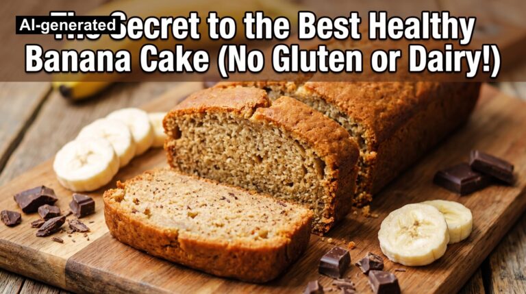 The Secret to the Best Healthy Banana Cake (No Gluten or Dairy!)