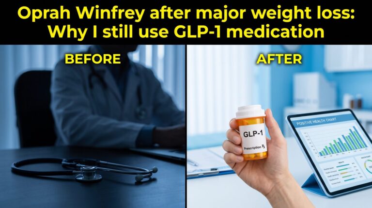 Oprah Winfrey after major weight loss: Why I still use GLP-1 medication