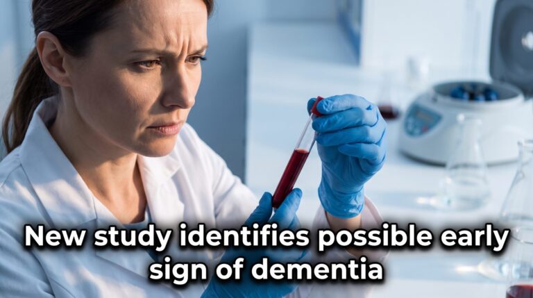 New study identifies possible early sign of dementia