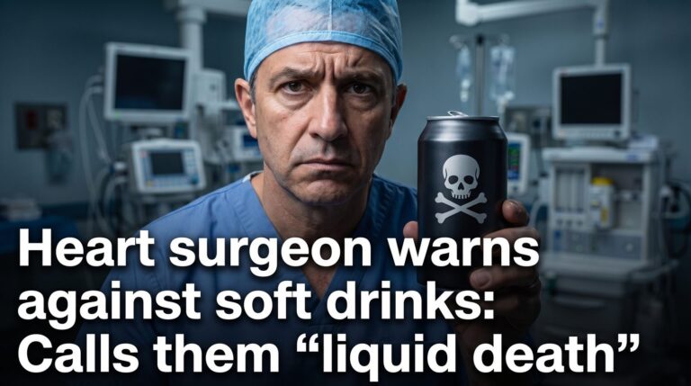 Heart surgeon warns against soft drinks: Calls them “liquid death”