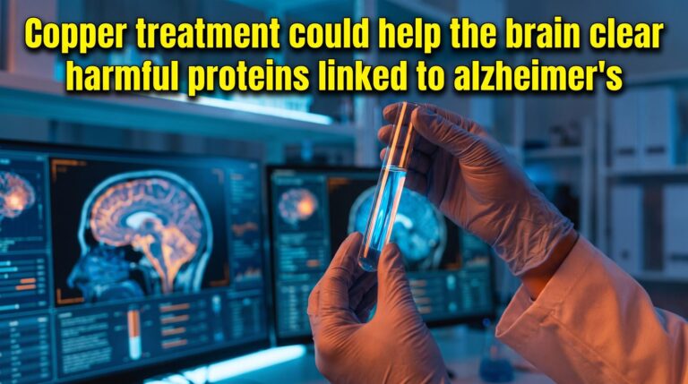 Copper treatment could help the brain clear harmful proteins linked to alzheimer’s