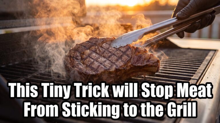 This Tiny Trick will Stop Meat From Sticking to the Grill