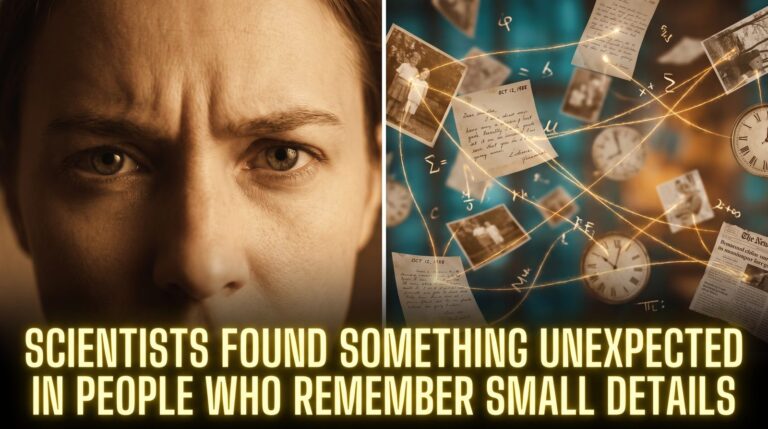 Scientists found something unexpected in people who remember small details